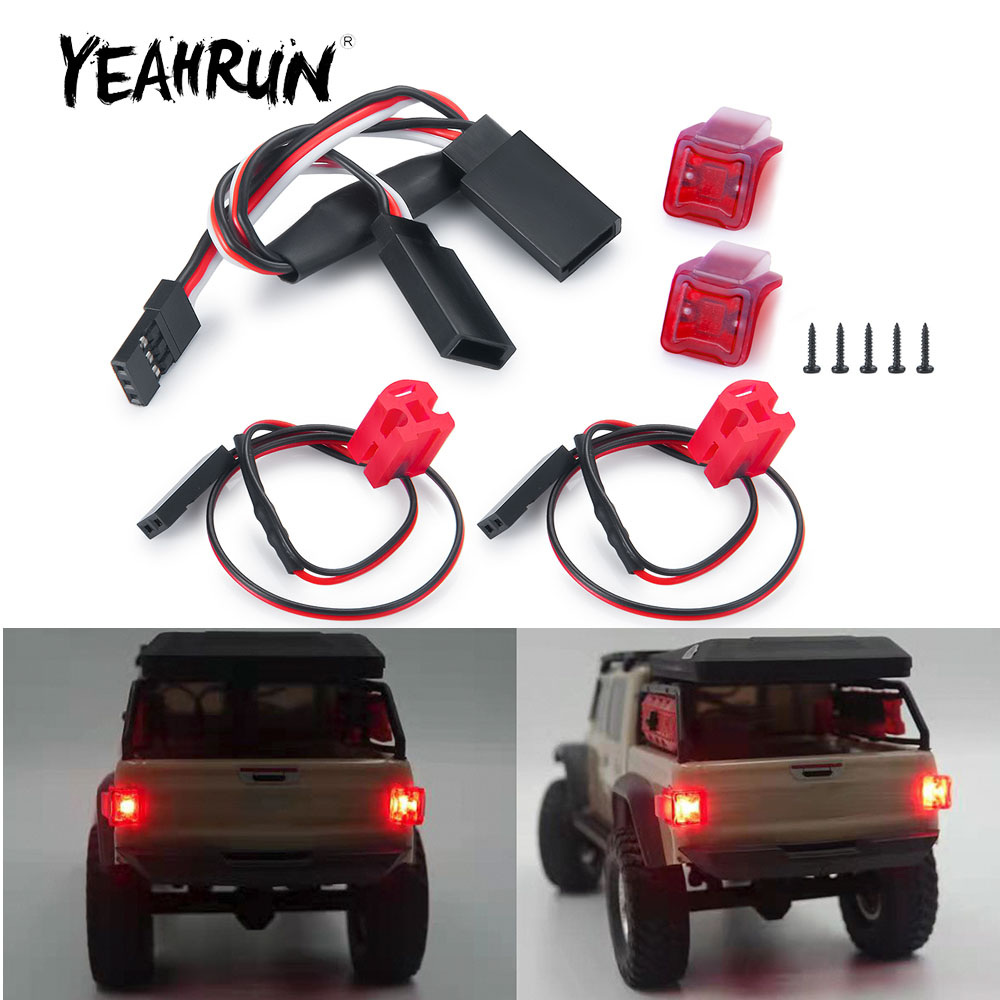 Model Kit Jeep - YEAHRUN 1Set Rear Tail Light for