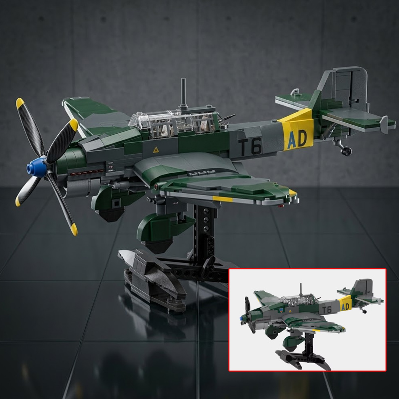 Model Kit Ww2 - qwert P-47D Military Fighter Aircraft Model