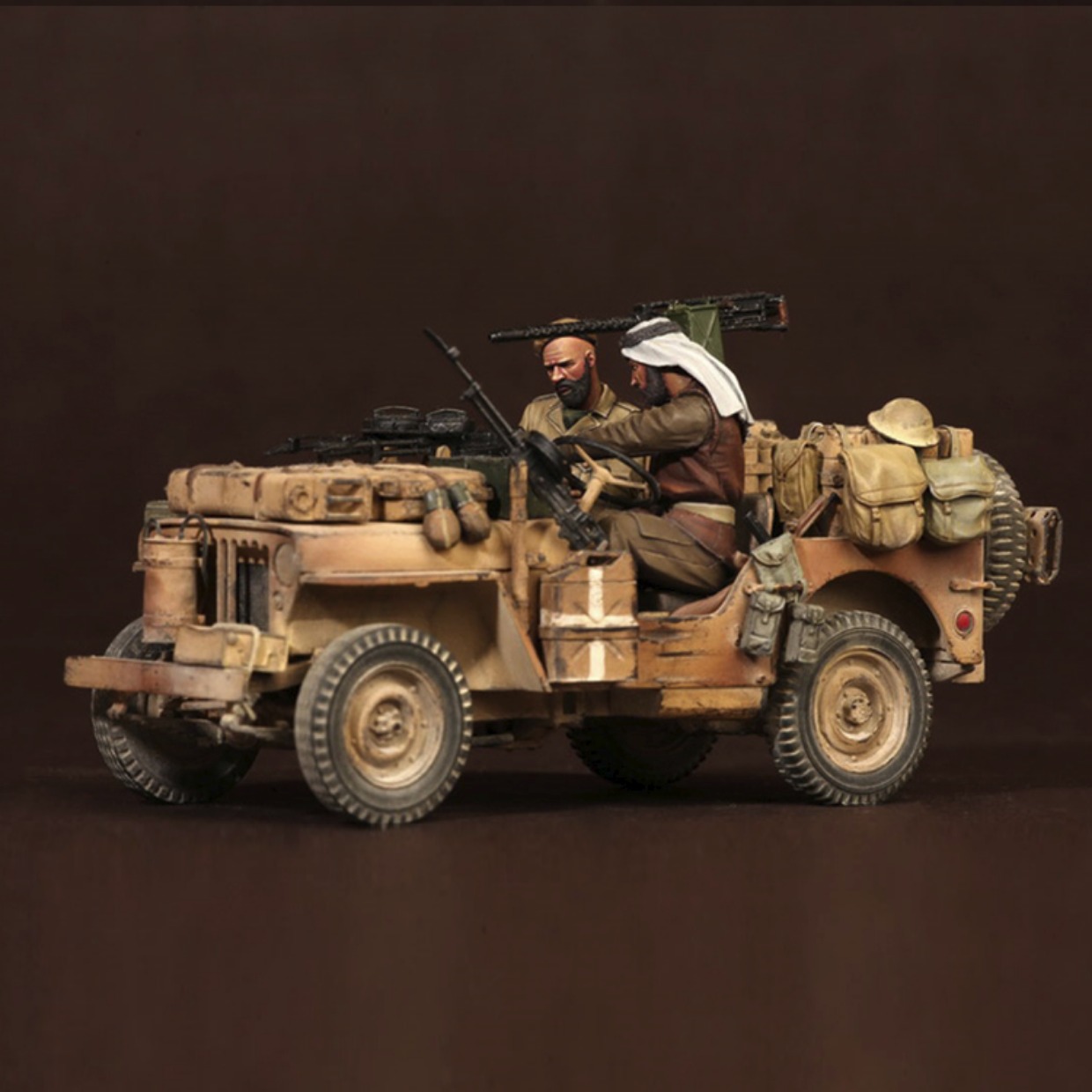 Model Kit Jeep - 1/35 resin soldier model GKSAS jeep