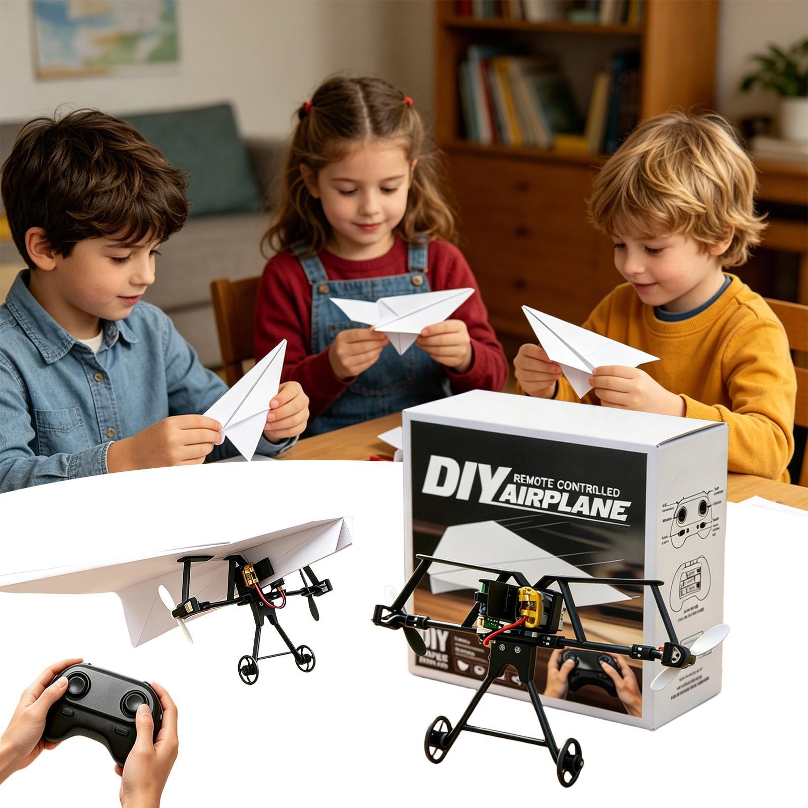 Model Kit Aircraft - DIY RC Paper Airplane Kit Plane