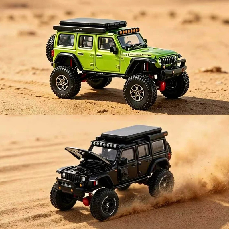 Model Kit Jeep - GCD 1:64 Wrangler Rubicon Off-road Modified