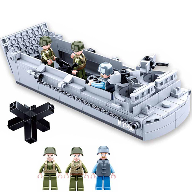 Model Kit Ww2 - Sluban WW2 US Military Higgins Landing