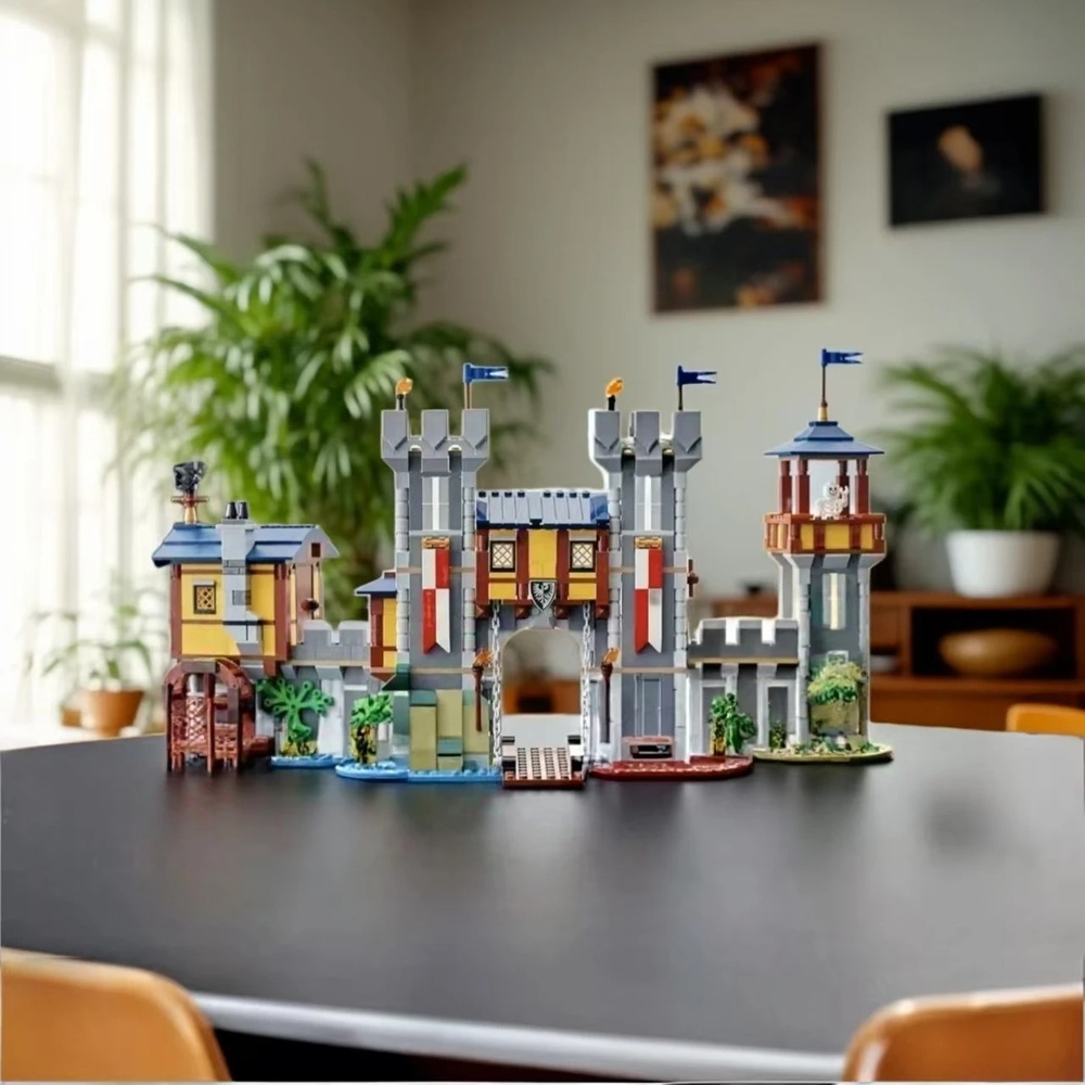 Model Kit New - 1426pcs New Medieval Castle Architecture Birthday