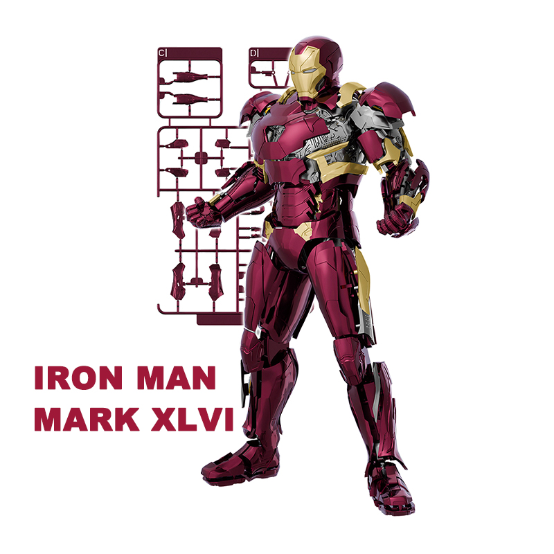 Model Kit Spiderman - Fondjoy Anime Figure Iron Man MK46