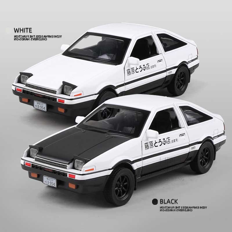 1/32 INITIAL D AE86 Alloy Car  - Model Kit Initial D review and price