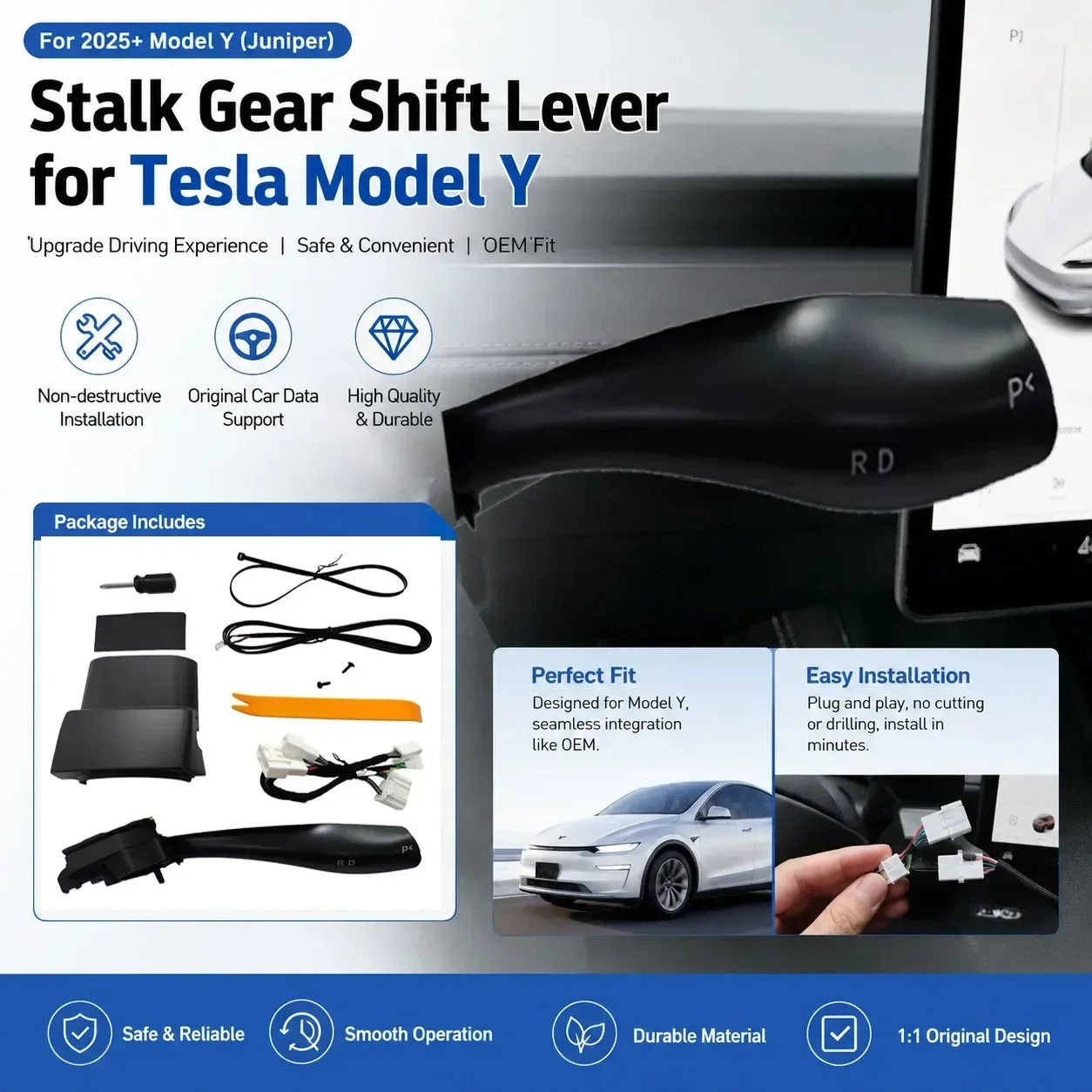 Smart Gear Stalk For Tesla Mod - Model Kit New review and price