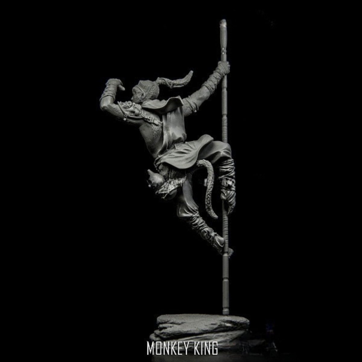 resin soldier model GK - Monke - Model Kit Wukong review and price