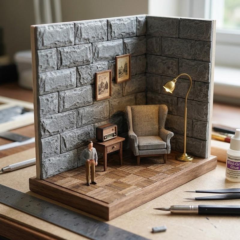 (BF06)10pcs Miniature Scale Br - Model Kit Diorama review and price