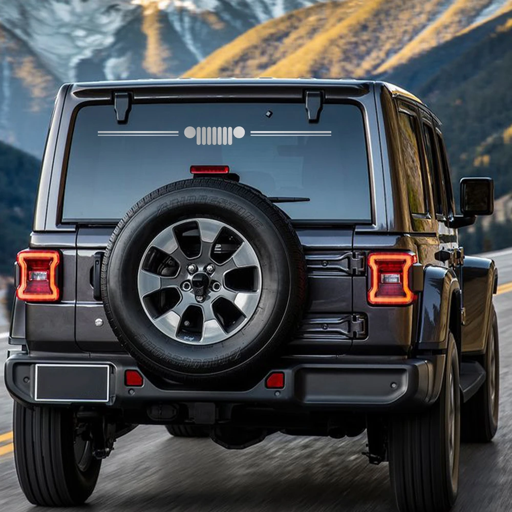 Grill Pattern Car Vinyl Decal  - Model Kit Jeep review and price