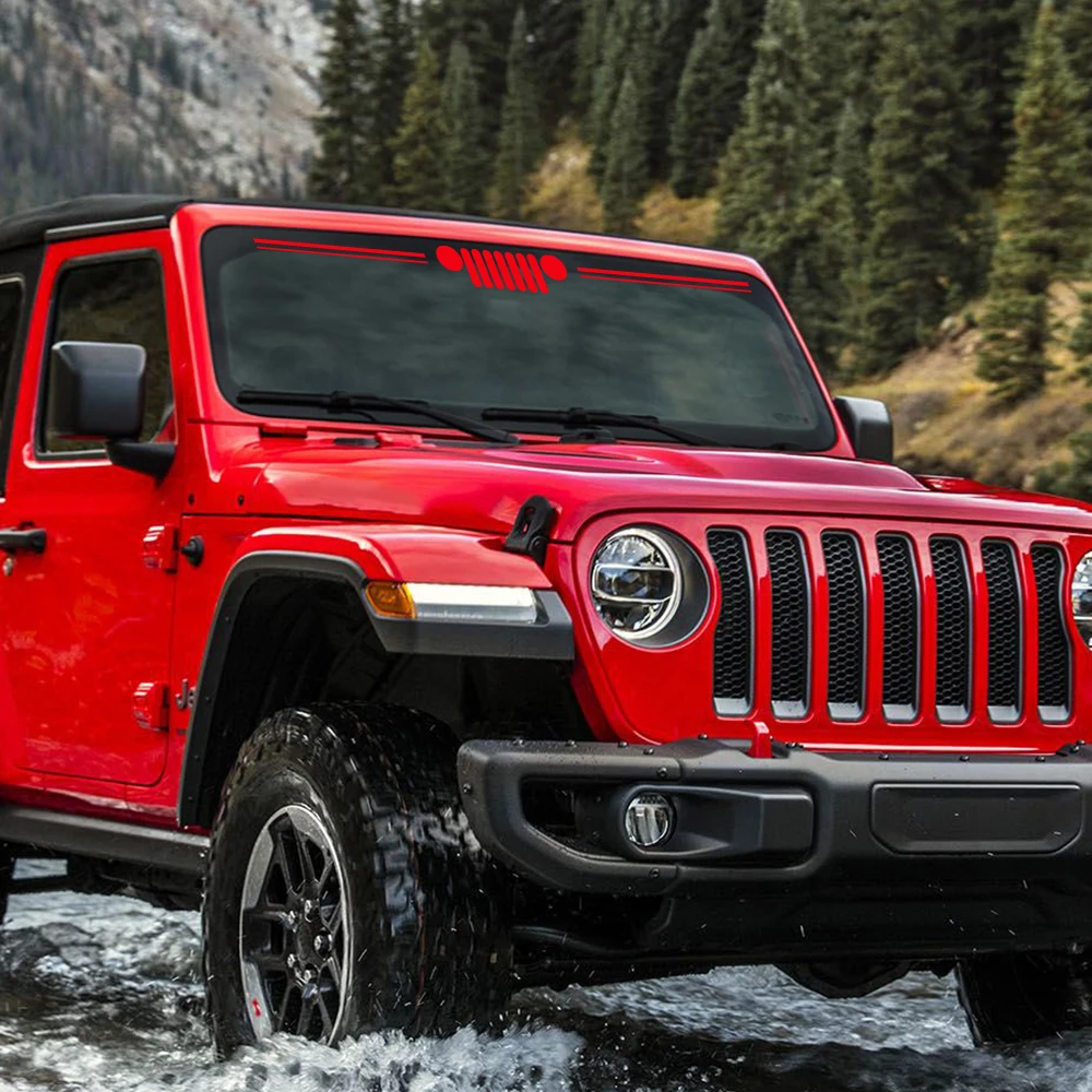 Grill Pattern Car Vinyl Decal  - Model Kit Jeep review and price