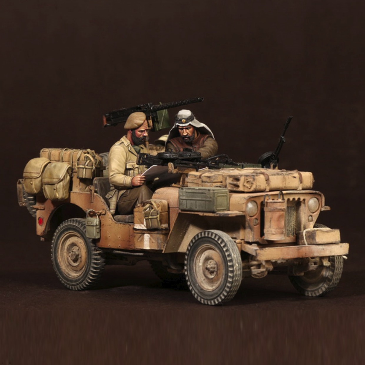 1/35 resin soldier model GKSAS - Model Kit Jeep review and price