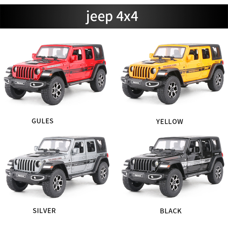 1:22 Jeeps Wrangler Rubicon Al - Model Kit Jeep review and price