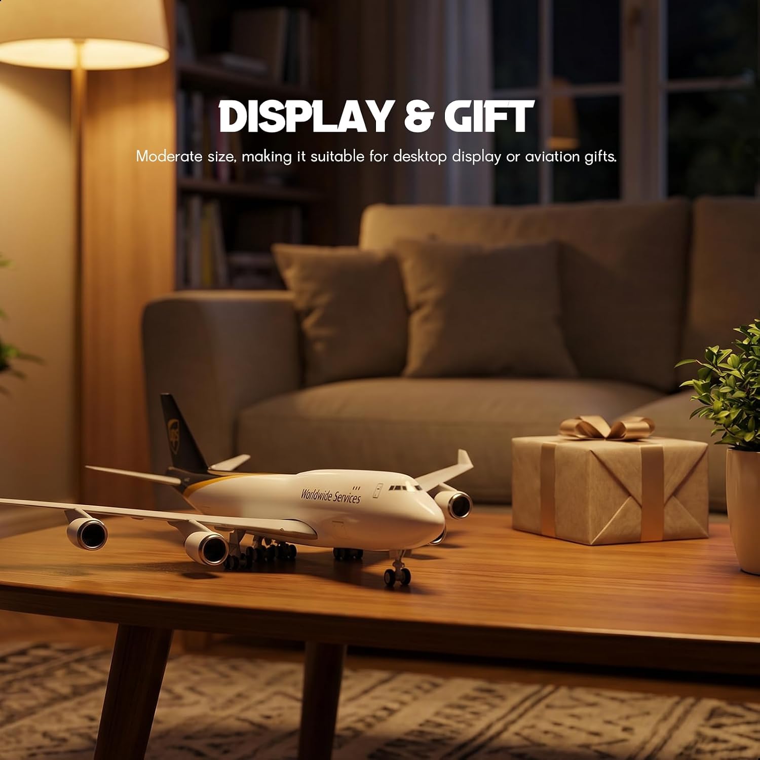 30cm Airplane Models UPS B747  - Model Kit Aircraft review and price