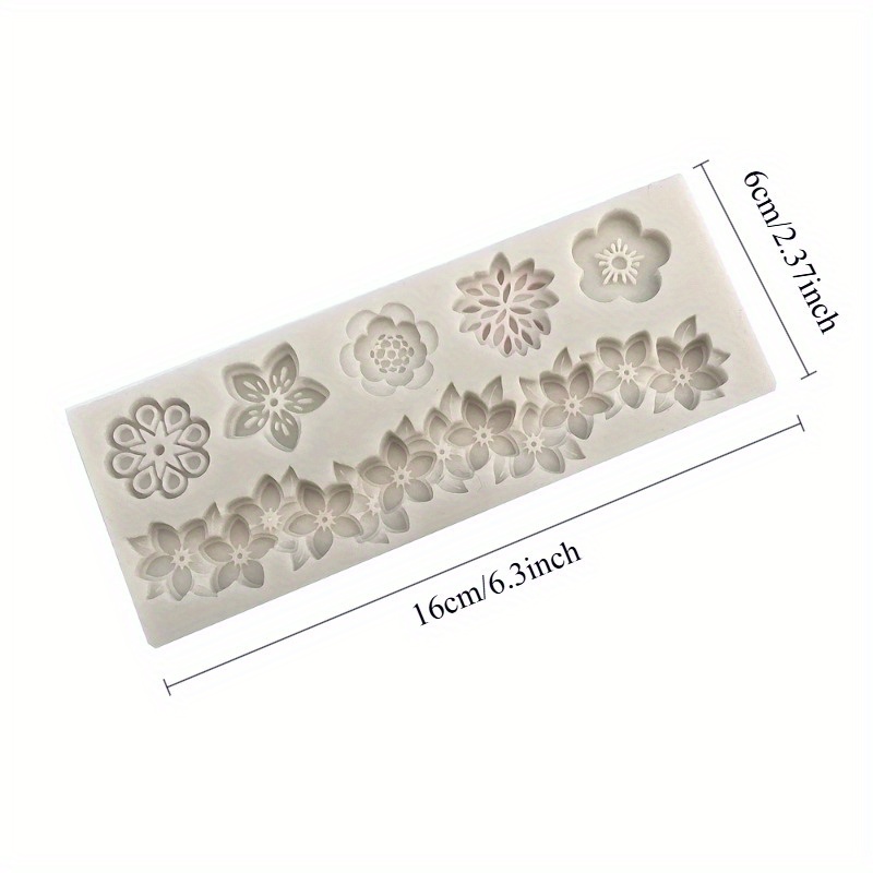 1pc Flower-shaped Fondant Sili - Model Kit For Beginners review and price