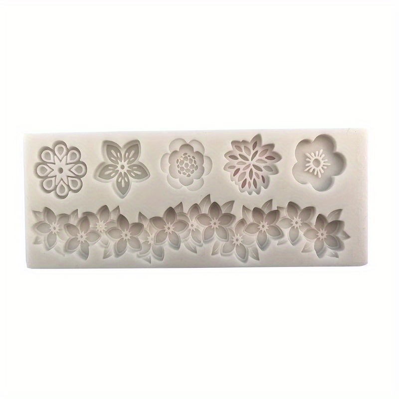 1pc Flower-shaped Fondant Sili - Model Kit For Beginners review and price