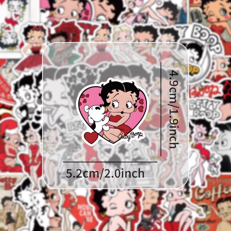 New 50PCS Betty Boop Sticker A - Model Kit New review and price