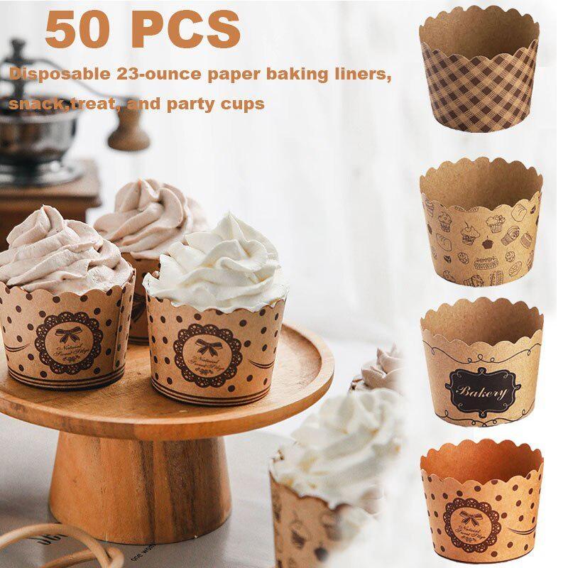 50Pcs/Pack Cupcake Paper Cups  - Model Kit For Beginners review and price