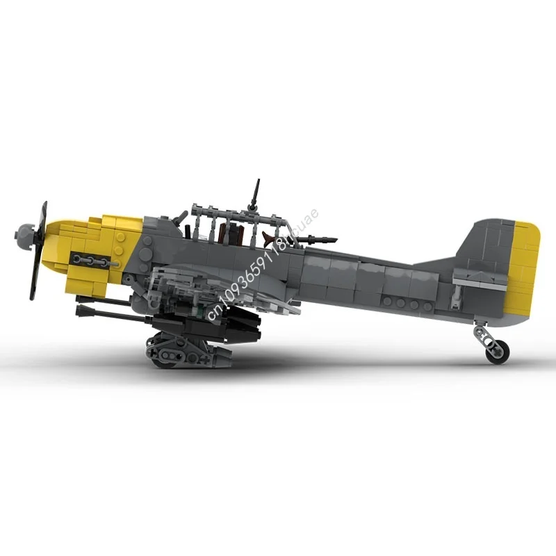 639pcs MOC Junkers Ju Stuka B  - Model Kit Ww2 review and price