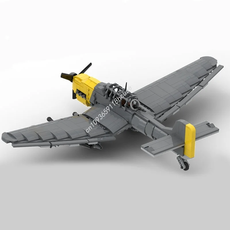 639pcs MOC Junkers Ju Stuka B  - Model Kit Ww2 review and price