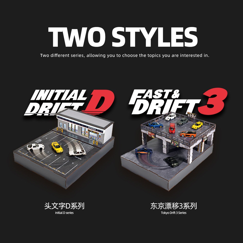 1:64 Scale Car Model Magnetic  - Model Kit Initial D review and price