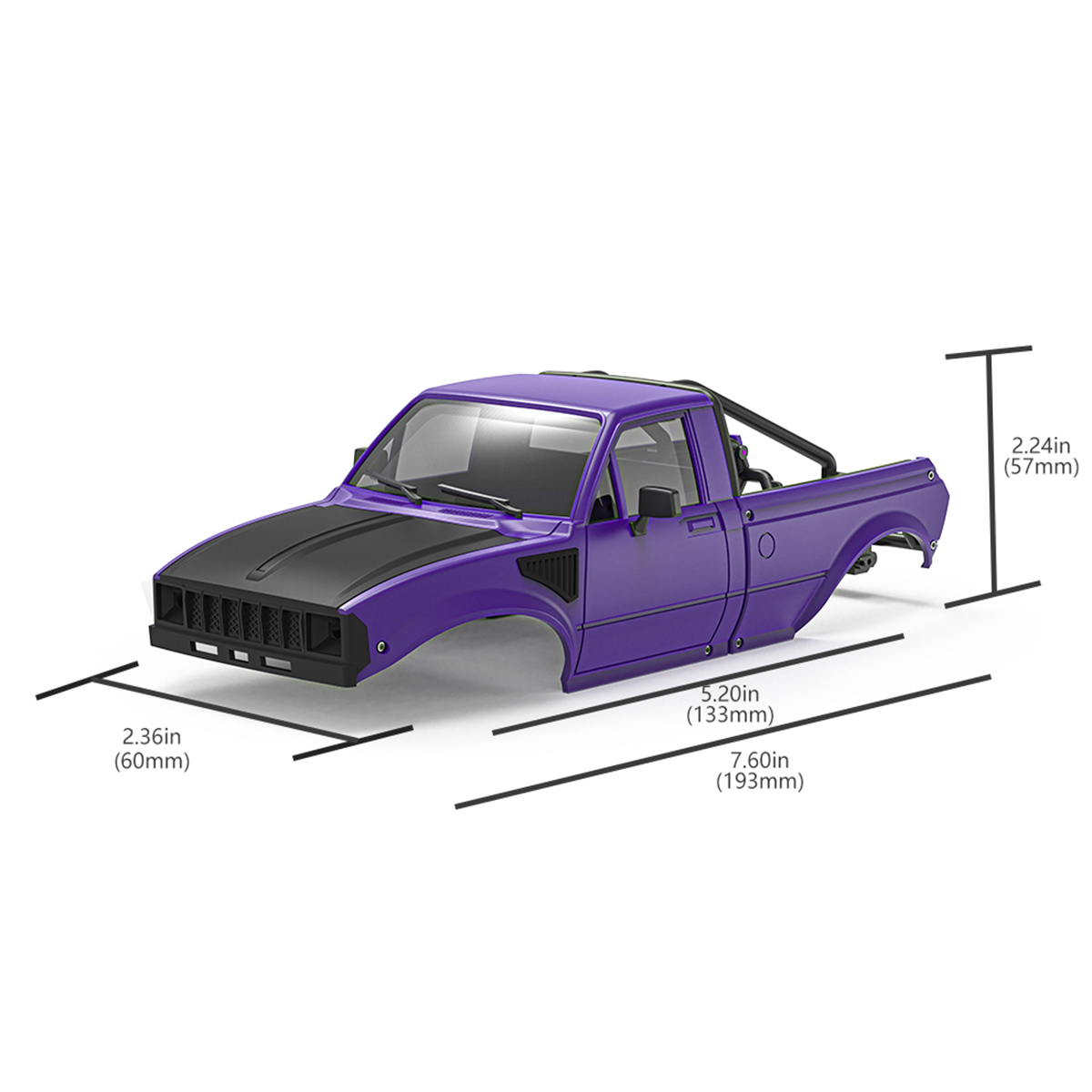 IR60-24 133mm Wheelbase Pickup - Model Kit Jeep review and price