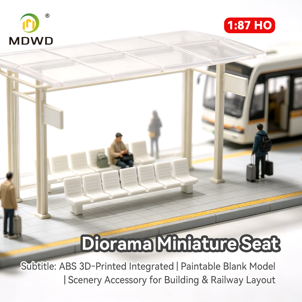 HO Scale 1:87 Public Bench Mod - Model Kit Diorama review and price