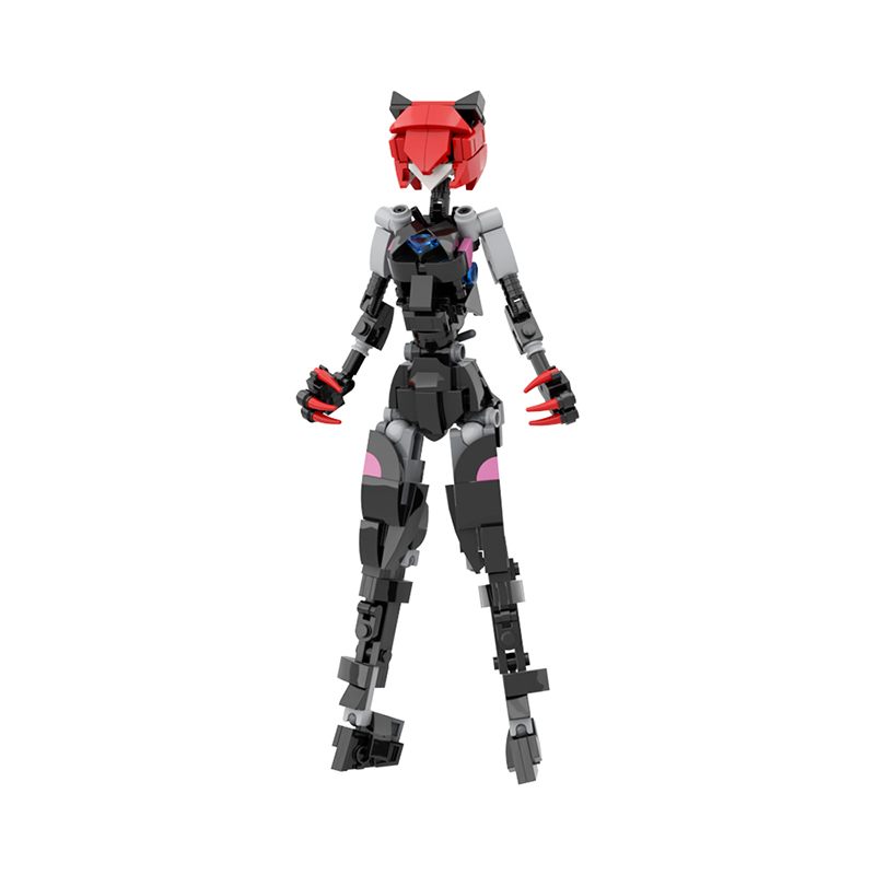 MOC Building Blocks Toy - High - Model Kit Mecha Girl review and price