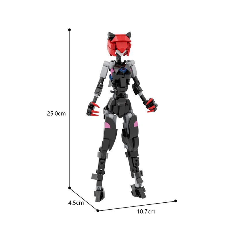 MOC Building Blocks Toy - High - Model Kit Mecha Girl review and price