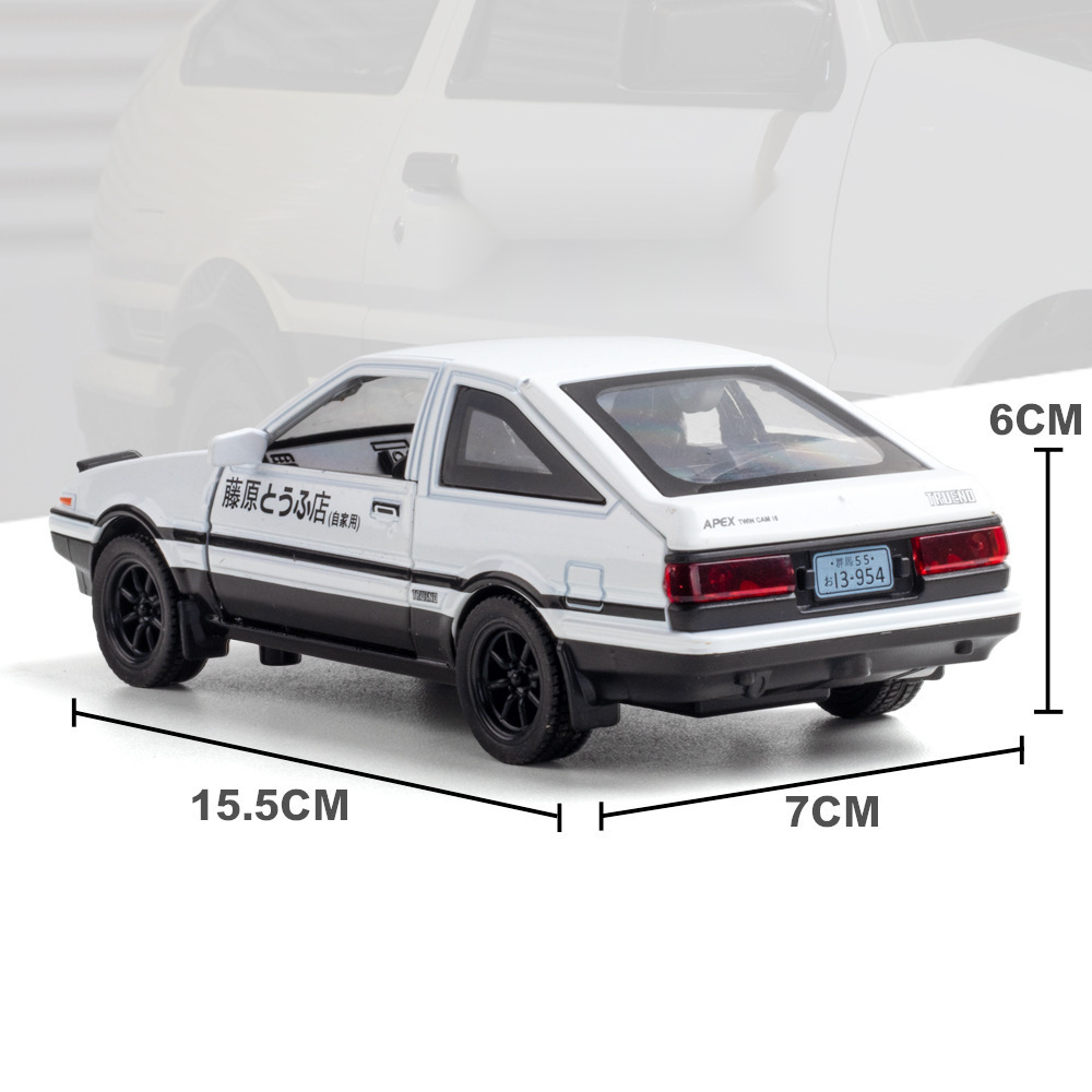1:32 INITIAL D AE86 Alloy Car  - Model Kit Initial D review and price