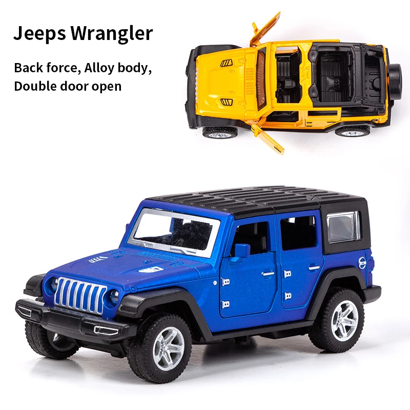 1:36 Alloy JEEPS Wrangler Car  - Model Kit Jeep review and price