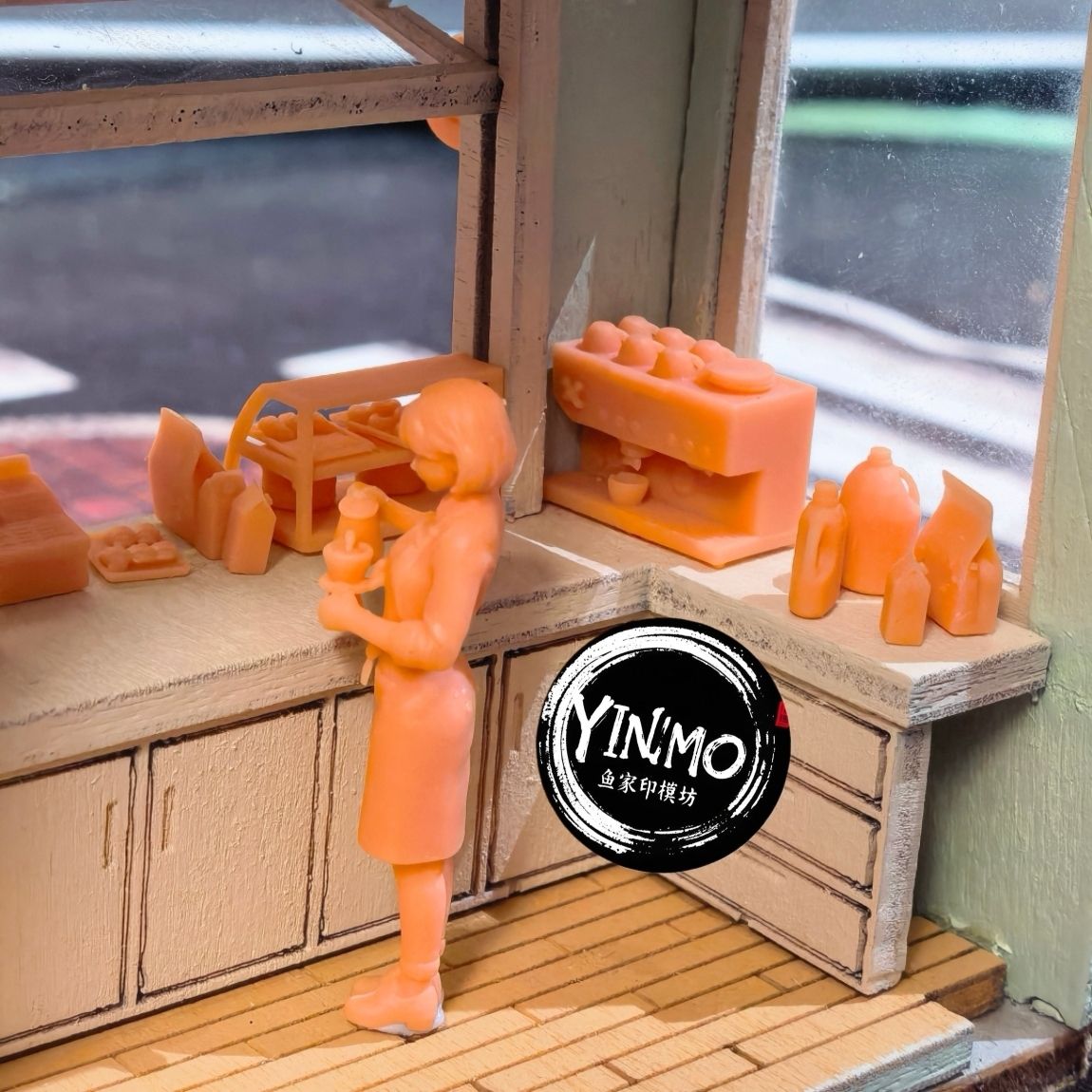 1/64 Scale Coffee Diorama Unpa - Model Kit Diorama review and price